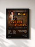 #noir Tableau de l'album Mis Corridos Y Mis Rancheras de Remmy Valenzuela, cadre noir, imprimé et encadré en France