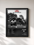 #noir Tableau de l'album The Documentary III de The Game, cadre noir, imprimé et encadré en France