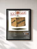 #noir Tableau de l'album La Totale de Telephone, cadre noir, imprimé et encadré en France