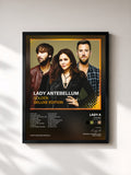 #noir Tableau de l'album Golden (Deluxe Edition) de Lady A, cadre noir, imprimé et encadré en France