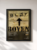 #noir Tableau de l'album Boven de Bløf, cadre noir, imprimé et encadré en France