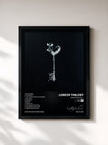 #noir Tableau de l'album OPVS NOIR Vol. 1 de Lord Of The Lost, cadre noir, imprimé et encadré en France
