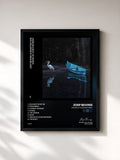 #noir Tableau de l'album vision of contentment de Joep Beving, cadre noir, imprimé et encadré en France