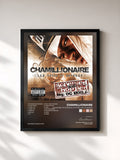#noir Tableau de l'album The Sound Of Revenge CHOPPED AND SCREWED de Chamillionaire, cadre noir, imprimé et encadré en France