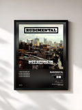 #noir Tableau de l'album Not Giving In (feat. John Newman & Alex Clare) de Rudimental, cadre noir, imprimé et encadré en France