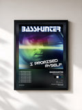 #noir Tableau de l'album I Promised Myself (Remixes) de Basshunter, cadre noir, imprimé et encadré en France