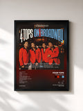 #noir Tableau de l'album On Broadway de Four Tops, cadre noir, imprimé et encadré en France