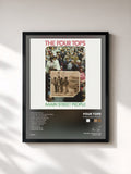 #noir Tableau de l'album Main Street People de Four Tops, cadre noir, imprimé et encadré en France