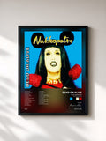 #noir Tableau de l'album Nukleopatra (Invincible Edition) de Dead or Alive, cadre noir, imprimé et encadré en France