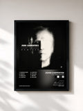 #noir Tableau de l'album Lost Themes Remixed de John Carpenter, cadre noir, imprimé et encadré en France