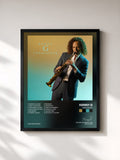 #noir Tableau de l'album Innocence de Kenny G, cadre noir, imprimé et encadré en France