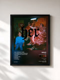 #noir Tableau de l'album HEX (original album soundtrack) de Soley, cadre noir, imprimé et encadré en France