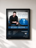 #noir Tableau de l'album Dylan Scott (Deluxe Edition) de Dylan Scott, cadre noir, imprimé et encadré en France