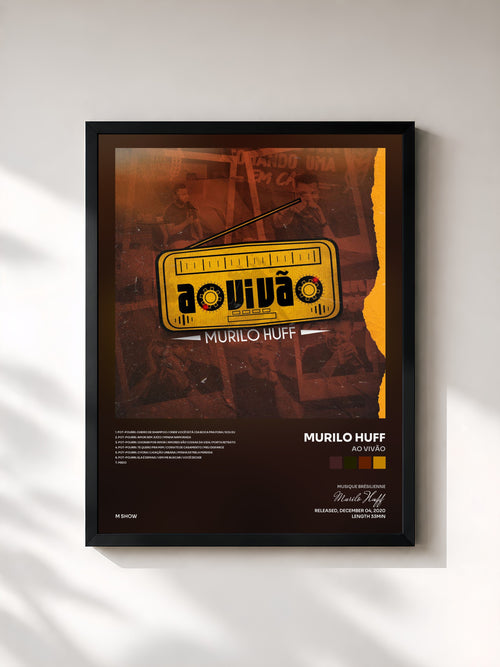 Murilo Huff · Ao Vivão — Affiche encadrée