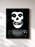 #noir Tableau de l'album The Misfits Box Set de Misfits, cadre noir, imprimé et encadré en France