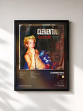 #noir Tableau de l'album Tarantelle de Clementino, cadre noir, imprimé et encadré en France