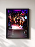 #noir Tableau de l'album HIT-A-THON (Deluxe) de DDG, cadre noir, imprimé et encadré en France