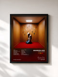 #noir Tableau de l'album King Of Hearts de Brandon Lake, cadre noir, imprimé et encadré en France