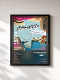 #noir Tableau de l'album When Did We Do That? de Letters to Cleo, cadre noir, imprimé et encadré en France