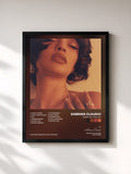 #noir Tableau de l'album Based On A Feeling de Sabrina Claudio, cadre noir, imprimé et encadré en France