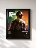 #noir Tableau de l'album Frisky de Tinie Tempah, cadre noir, imprimé et encadré en France