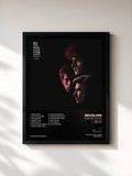 #noir Tableau de l'album Music For A While de Revolver, cadre noir, imprimé et encadré en France