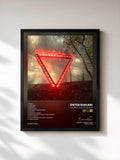 #noir Tableau de l'album A Flash Flood of Colour de Enter Shikari, cadre noir, imprimé et encadré en France
