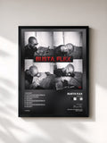 #noir Tableau de l'album Soldat de Busta Flex, cadre noir, imprimé et encadré en France