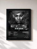 #noir Tableau de l'album By Any Means de Kevin Gates, cadre noir, imprimé et encadré en France