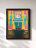 #noir Tableau de l'album The A&R EP de Annie, cadre noir, imprimé et encadré en France