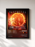 #noir Tableau de l'album LEGEND – METAL GALAXY [DAY 1] de BABYMETAL, cadre noir, imprimé et encadré en France