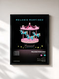 #noir Tableau de l'album Carousel (The Remixes) de Melanie Martinez, cadre noir, imprimé et encadré en France
