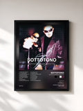 #noir Tableau de l'album Sotto lo stesso effetto de Sottotono, cadre noir, imprimé et encadré en France