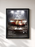 #noir Tableau de l'album MIXTAPE FUTURO PROMETIDO de Mc Kevin, cadre noir, imprimé et encadré en France