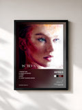 #noir Tableau de l'album Astrid S de Astrid S, cadre noir, imprimé et encadré en France