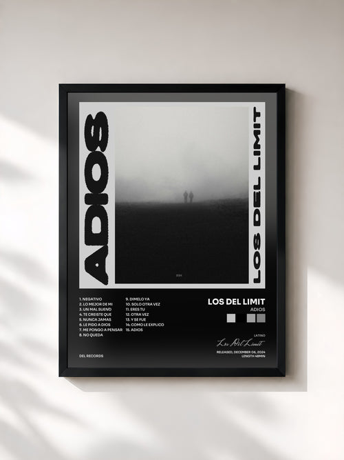 Los Del Limit · Adios — Affiche encadrée