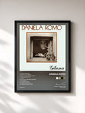 #noir Tableau de l'album Gitana de Daniela Romo, cadre noir, imprimé et encadré en France