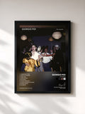 #noir Tableau de l'album Fa Niente de Giorgio Poi, cadre noir, imprimé et encadré en France