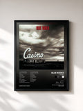 #noir Tableau de l'album Casino de Blue Rodeo, cadre noir, imprimé et encadré en France