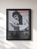 #noir Tableau de l'album Gli Anni '70/New Package de Anna Oxa, cadre noir, imprimé et encadré en France