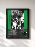 #noir Tableau de l'album Jah Won't Pay The Bills de Sublime, cadre noir, imprimé et encadré en France