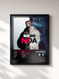#noir Tableau de l'album NOA de Moe Phoenix, cadre noir, imprimé et encadré en France