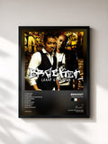#noir Tableau de l'album Least Expected de Bracket, cadre noir, imprimé et encadré en France