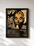 #noir Tableau de l'album Metropolis Stepson de Night Skinny, cadre noir, imprimé et encadré en France