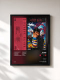 #noir Tableau de l'album Flyest Alive de Elias, cadre noir, imprimé et encadré en France