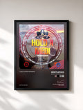 #noir Tableau de l'album Hold a Medi Megamix de Gentleman, cadre noir, imprimé et encadré en France