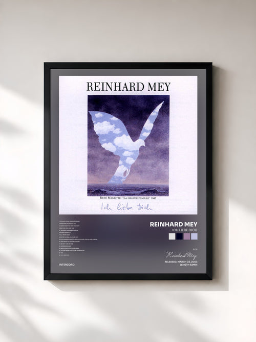 Reinhard Mey · Ich Liebe Dich — Affiche encadrée
