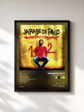 #noir Tableau de l'album Un metro cuadrado de Jarabe de Palo, cadre noir, imprimé et encadré en France