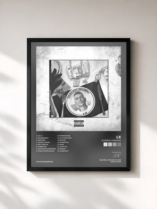 LX · DOPEBOY DREAMS — Affiche encadrée