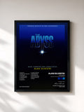 #noir Tableau de l'album The Abyss (Original Motion Picture Soundtrack) de Alan Silvestri, cadre noir, imprimé et encadré en France